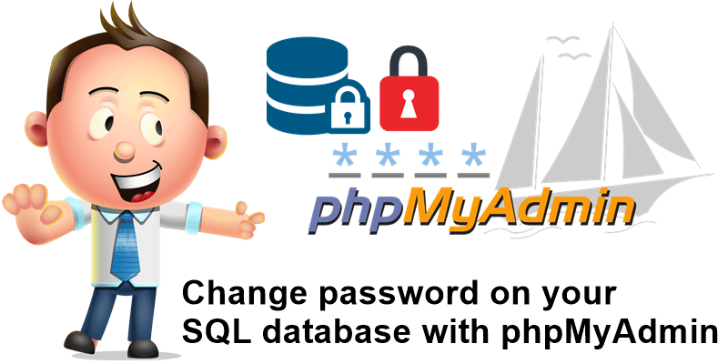 📔تغییر رمز عبور دیتابیس با استفاده از phpMyAdmin